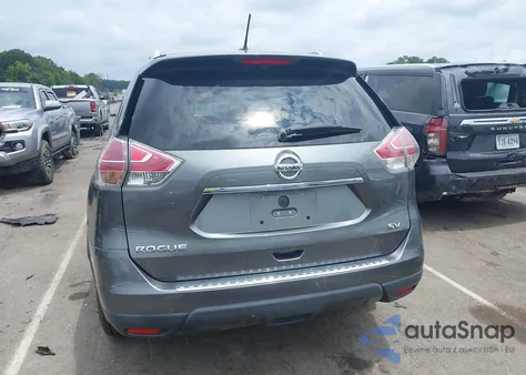 2016 Nissan Rogue Sv из США, поврежденный, VIN 5N1AT2MT2GC840748